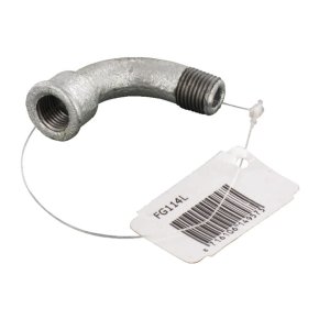 Kramp Cot FG114L 90° mamă/tată zn. 1/4"