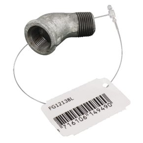 Kramp Cot FG12138L 45° mamă/tată zincat 3/8"