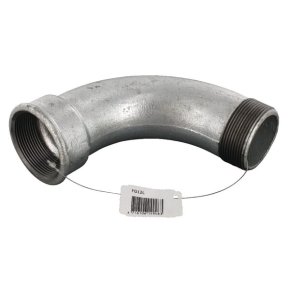 Kramp Cot 90° IG/AG zincat FG12L 2"