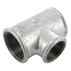 Kramp Piesă în formă de T FG1301141 galvanizat 1 1/4 x 1 in