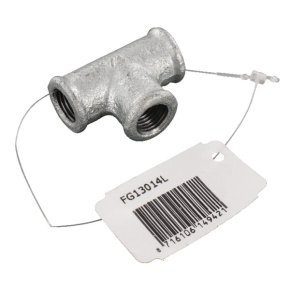 Kramp Piesă T FG13014L zincată 1/4"