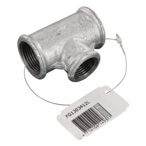 Kramp Piesă T FG1303412L zincată 3/4 x1/2
