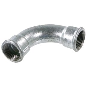 Kramp Cot FG2114 90° mamă/mamă galv. 1 1/4"