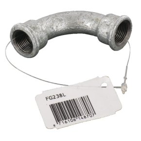 Kramp Cot FG238L 90° zincat 3/8"