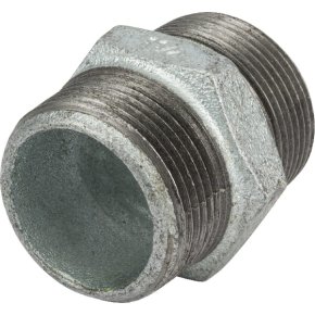 Kramp Niplu dublu FG280114 zincat AG 1 1/4" Drepți