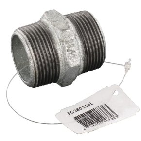 Kramp Niplu dublu zincat FG280114L AG 1 1/4"