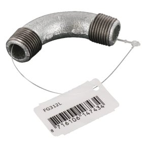 Kramp Cot FG312L 90° tată zincat 1/2 inch