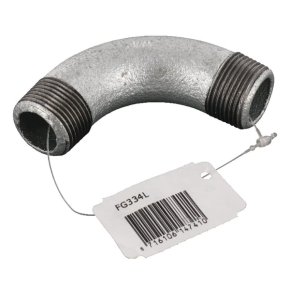 Kramp Cot FG334L 90° Tată Zincat 3/4"