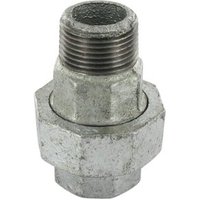 Kramp Racord zincat FG3411 Filet interior/filet exterior 1 inch