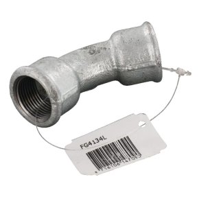 Kramp Cot FG4134L galvanizat 45 grade 2xF 3/4 inch