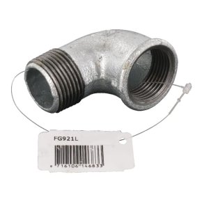 Kramp Cot zincat FG921L filet interior/filet exterior 1 inch