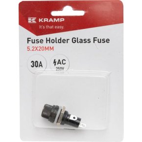 Kramp Suport siguranță FH5220B30A Geam 30A 250V AC 5.2x20mm