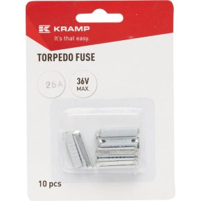 Kramp Siguranță Torpilă Ceramică FS10025A 25A 32V Albastru