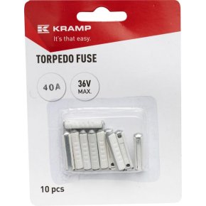 Kramp Siguranță Torpilă Ceramică FS10040A 40A 32V Gri