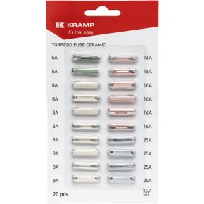 Kramp Siguranță Torpilă Ceramică Asortiment FS100ASSBL 20 buc