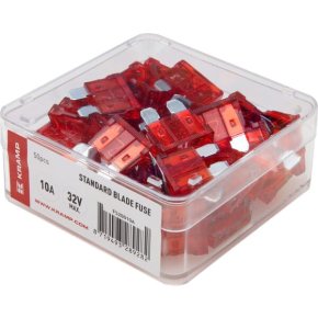 Kramp Siguranță cu lamă standard FS20010A 10A 32V Roșu