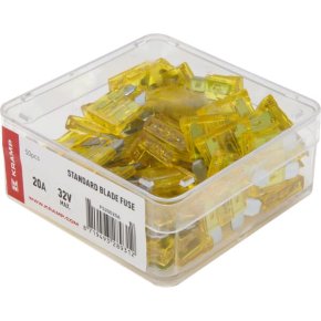 Kramp Siguranță cu lamă FS20020A Standard 20A 32V Galben