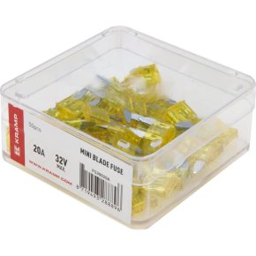 Kramp Siguranță lamă mini FS30020A 20A 32V Galben