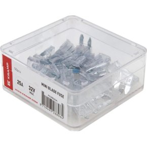 Kramp Siguranță Lamă Mini FS30025A 25A 32V Alb