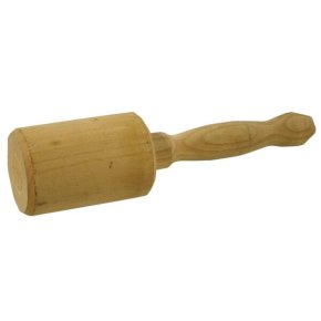 Kerbl Ciocan de lemn HUW31307 Rotund 90x135mm Cap lemn