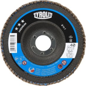 Tyrolit Disc de șlefuire evantai K19190 125mm K40