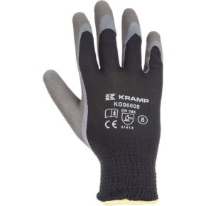 Kramp Mănuși de lucru KG0600811 Protect rezistente la frig Negru 2XL