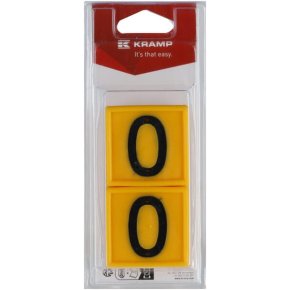 Kramp Plăcuță cu numere KRVV10100P06B Nr:0 (6 buc)