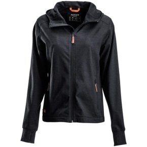 Kramp Bluză polar KW5011301811056 Active cu fermoar și glugă Femei XL Cărbune