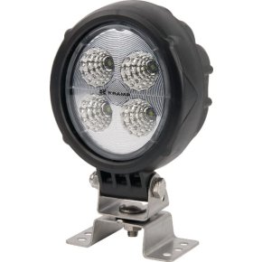 Kramp Lampă de lucru LED 18W 1500lm Rotundă 10-30V Diametru 117mm Mufă Deutsch Tip Flood 4 LED-uri