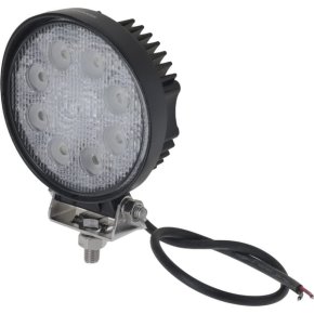 Kramp Lampă de lucru LED rotundă 24W 1920lm 10-30V diametru 110mm tip flood 8 LED-uri