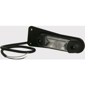 Kramp Lampă poziție LED alb-roșu cu suport Rectangular