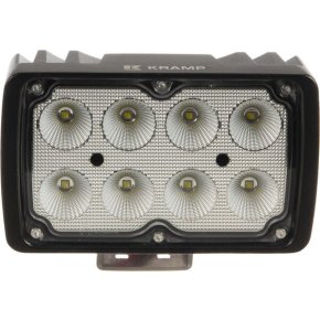 Kramp Lampă de lucru LED 40W 4000lm dreptunghiulară albă 152x75x108mm mufă Deutsch Wide flood 8 LED's