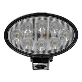 Kramp Lampă de lucru LED 56W 5320lm ovală 10-30V albă 160x100x74mm mufă Deutsch tip flood 8 LED-uri