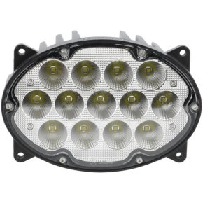 Kramp Lampă de lucru LED ovală proiector rază largă 65W 5200lm 10-30V 161x110x90mm 13 LED-uri H4
