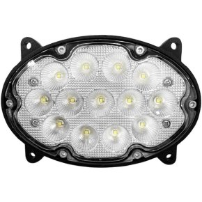 Kramp Lampă de lucru LED 39W 3500lm ovală proiector rază largă 13 LED-uri 10-30V 138x93x69mm