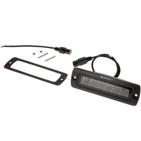 Kramp Lampă de lucru indirectă cu LED-uri BLACK 30W 2880lm Dreptunghiulară 12-24V Albă Mufă Deutsch 6 LED-uri 196x61.8x52.6mm