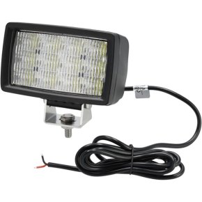 Kramp Lampă de lucru LED 40W 5600lm Dreptunghiulară 12-24V Alb 157x117x76.3mm Flood 12 LED-uri