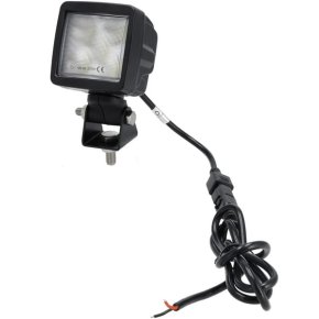 Kramp Lumină de lucru LED BLACK 45W 6600lm pătrat 10-30V Deutsch plug fascicul de inundații cap pivotant