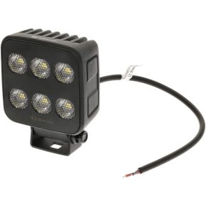 Kramp Lampă de lucru LED BLACK 60W 6600lm Pătrat 12/24V Alb Mufă Deutsch Rază Largă