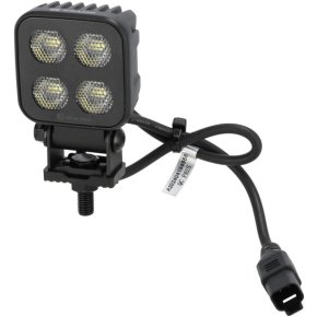 Kramp Lampă de lucru LED BLACK Pătrat 40W 2650lm 12/24V Alb Mufă Deutsch