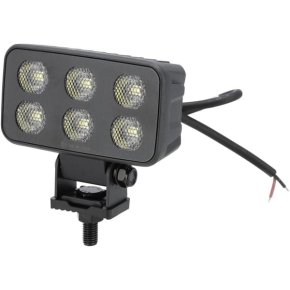 Kramp Lampă de lucru LED BLACK 60W 4630lm Dreptunghiulară 12/24V Albă 115x65x47mm Mufă Deutsch 12 LED-uri