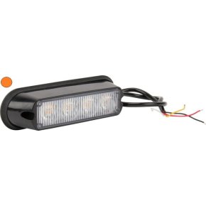 Kramp Lanternă Bliț 4 LED-uri Portocaliu