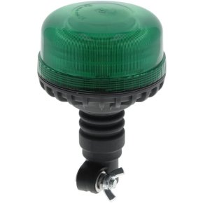 Kramp Far LED Profil Redus 17W 12-24V Verde Montare pe Stâlp Flexibil Ø 115mm x 179mm
