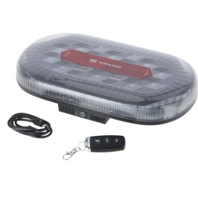 Kramp Mini Bară Luminoasă LED Reîncărcabilă cu Telecomandă Chihlimbar Magnetic 326x63x184mm