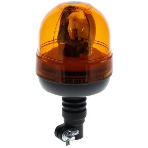 Kramp Girofar Bec Halogen 55W 12V Chihlimbar Montare Stâlp Flexibil Ø 127mm x 240mm