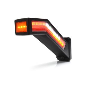 Kramp Lumină multifuncțională spate LED Stânga Roșu Portocaliu Alb 12-24V 238x181x72mm