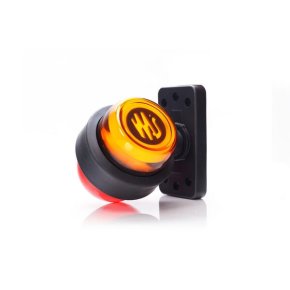 Kramp Lumină de marcare spate LED rotativă Roșu Portocaliu 12-24V 108x98x79mm