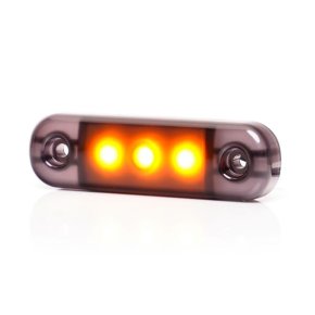 Kramp Marker lateral LED portocaliu dreptunghiular 12-24V 84x24x10.4mm