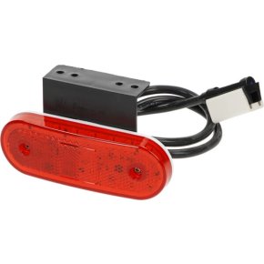 Kramp Lampă de poziție spate dreptunghiulară mufă Jaeger LED 12-24V