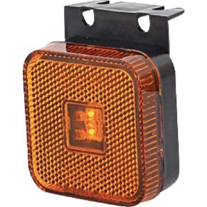 Kramp Lampă gabarit LED Pătrată 12-24V 65x65x28mm